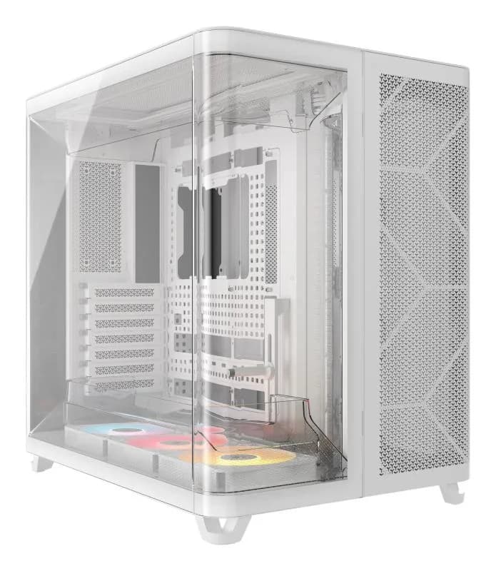Carcasa CORSAIR AIR 5400 RS-R ARGB, RGB, Cube Tower, White