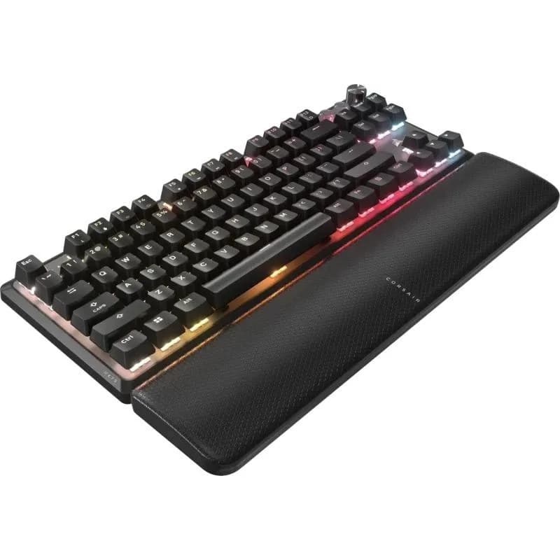 Tastatura Mecanica Gaming CORSAIR K70 PRO TKL, RGB, USB, negru — miniatură