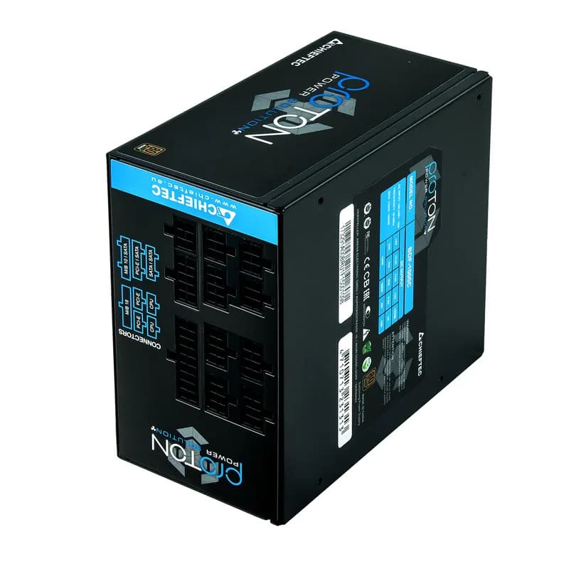 SURSA Chieftec PROTON 1000 W, modulara, certificare 80 Plus Bronze, ventilator 140 mm x 1, PCI-E 6+2 pin x 2, SATA x 6, "BDF-1000C" — miniatură
