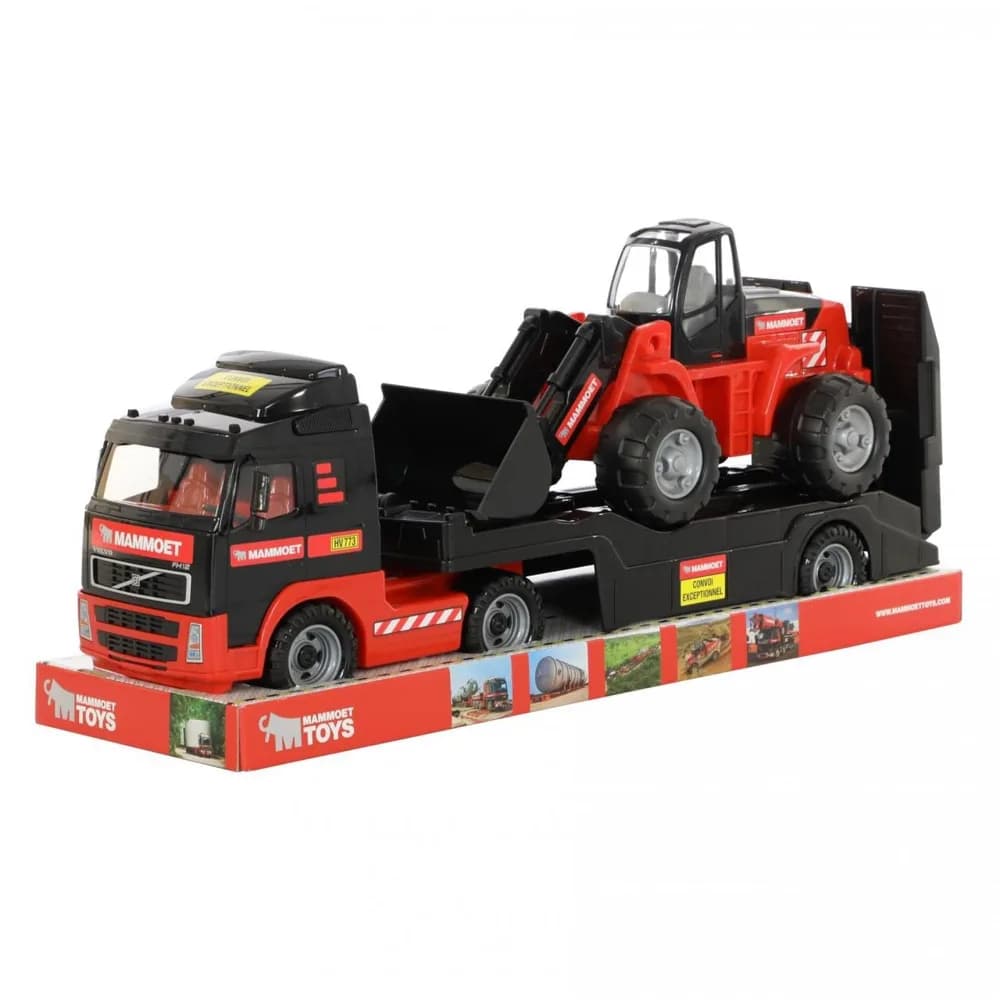 Camion+buldozer - Mammoet, 89x19x25 cm, Polesie — miniatură