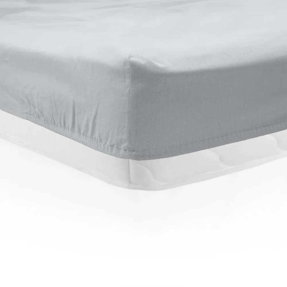 CEARCEAF PAT CU ELASTIC 180X200 CM GRI — miniatură