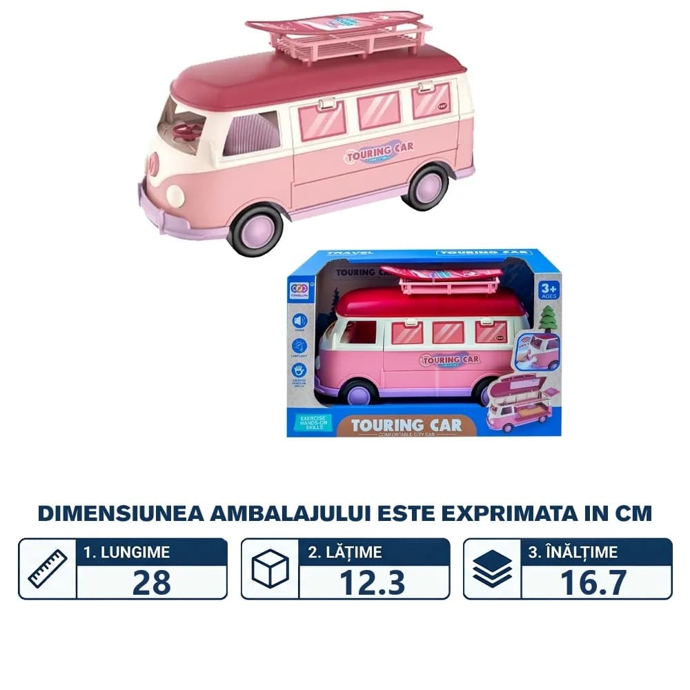 Autobuz, 25.8x14.5x10.3 cm — miniatură