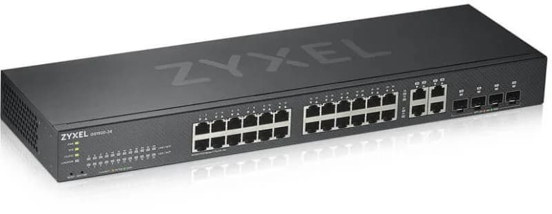 SWITCH ZYXEL, porturi Gigabit x 24, SFP x 4, managed, rackabil, "GS1920-24V2-EU0101F"