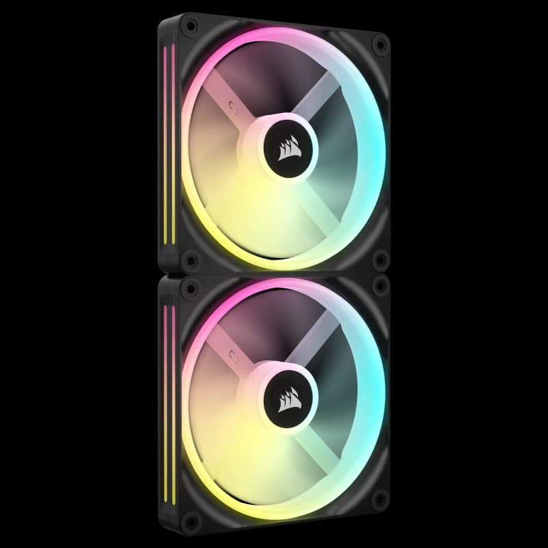 SET 2 ventilatoare Corsair, 140 mm 2000 rpm, LED RGB, "CO-9051004-WW" — miniatură