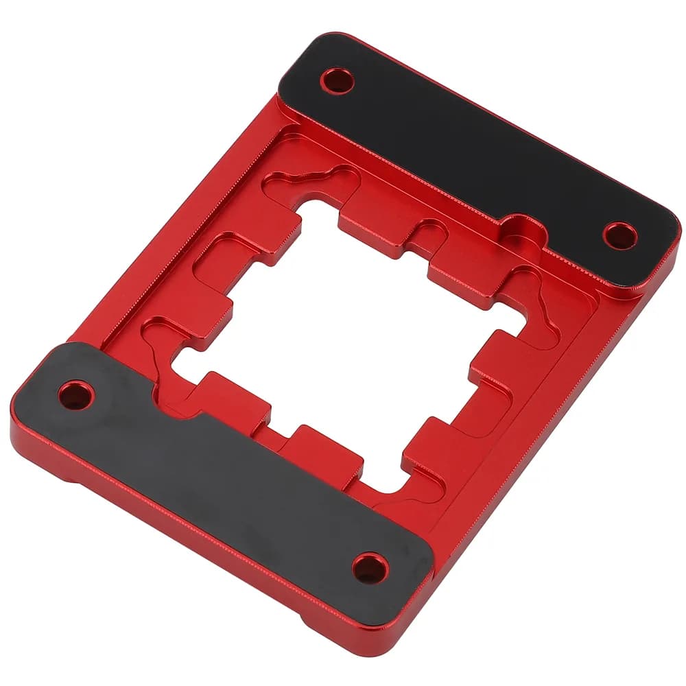 Contact frame Thermalright, compatibil AM5 aliaj aluminiu, 75x56x7.5mm, rosu, "AM5 Secure Frame Red" — miniatură