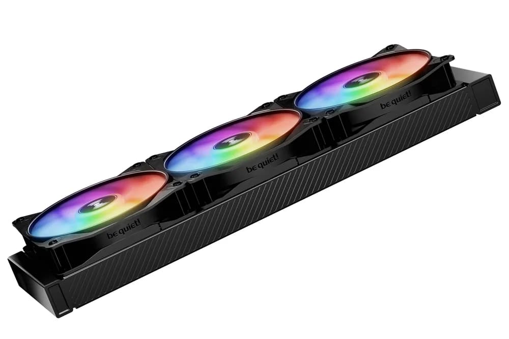 Ventilator be quiet "LIGHT WINGS LX PWM", 120mm, max. 2100 RPM, Rifle Bearing, 4pin PWM, negru, "BL123" — miniatură