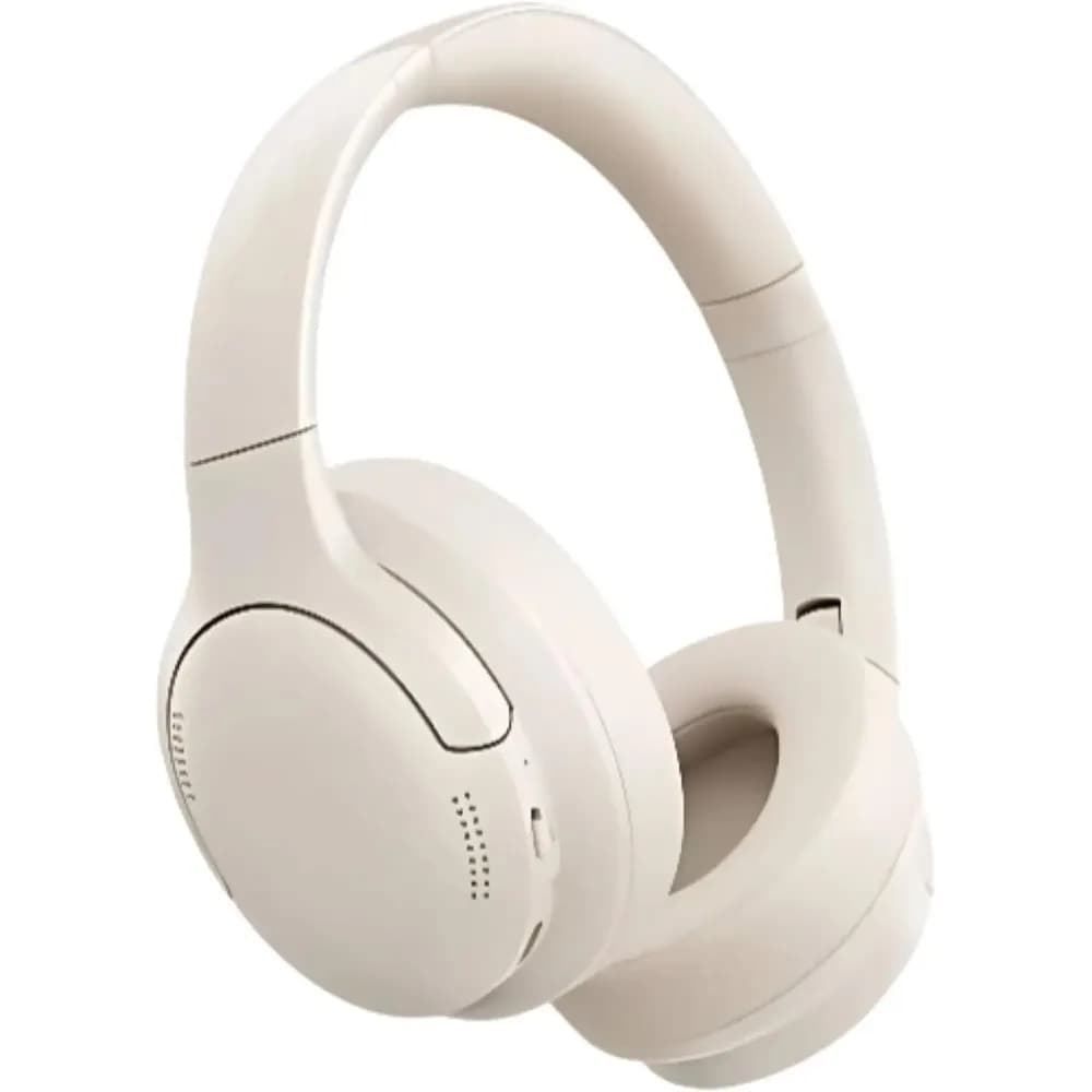 CASTI Baseus Bowie Bass BH1 Lite Wireless Noise Cancelling, over ear, 40mm Dynamic Drivers, autonomie 80 ore, microfon pe casca, conectare prin Bluetooth 6.0, alb "A0203C02" - 6953156299290