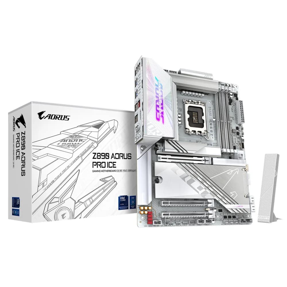Placa de baza Gigabyte Z890 AORUS PRO ICE, Socket 1851, DDR5, ATX