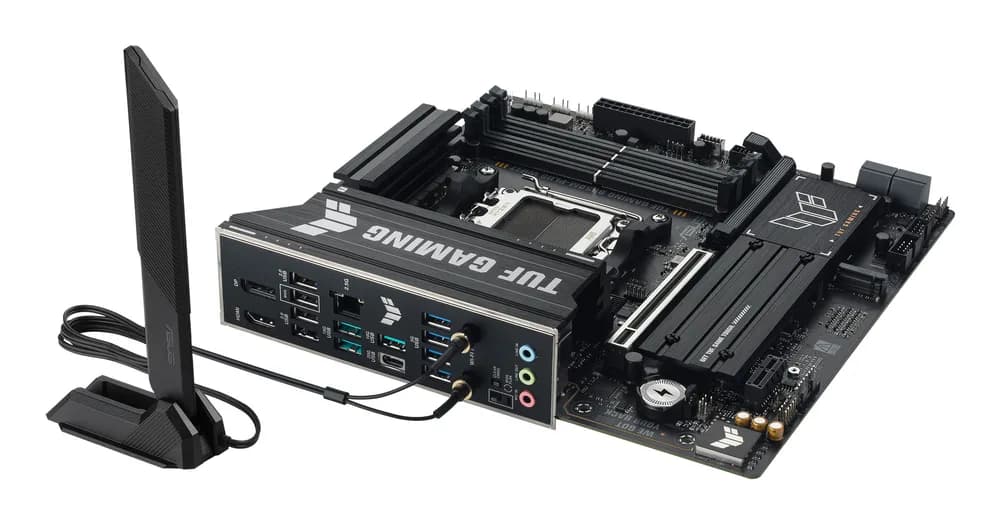 ASUS TUF GAMING B850M-PLUS WIFI7 AM5 4xDDR5 mATX Pciex5 DP HDMI USB MB "TUF GAMING B850M-PLUS WIFI7" — miniatură