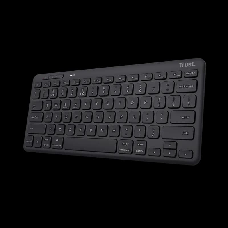 Tastatura TRUST Lyra, Wireless, negru — miniatură