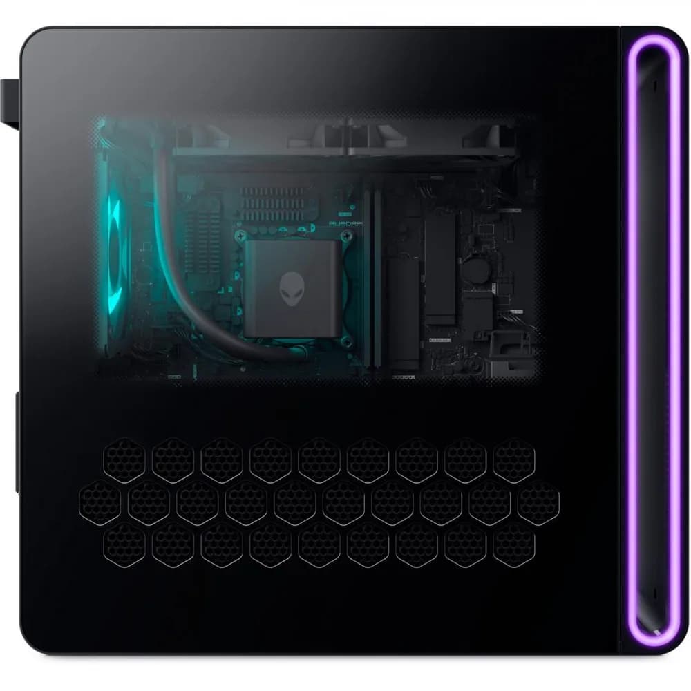 Desktop Gaming Dell Alienware Aurora ACT1250 cu procesor Intel Core Ultra 9 U9-285K pana la 5.7 GHz, 64 GB DDR5, 4TB SSD, RTX 5080, Windows 11 Pro, Black — miniatură