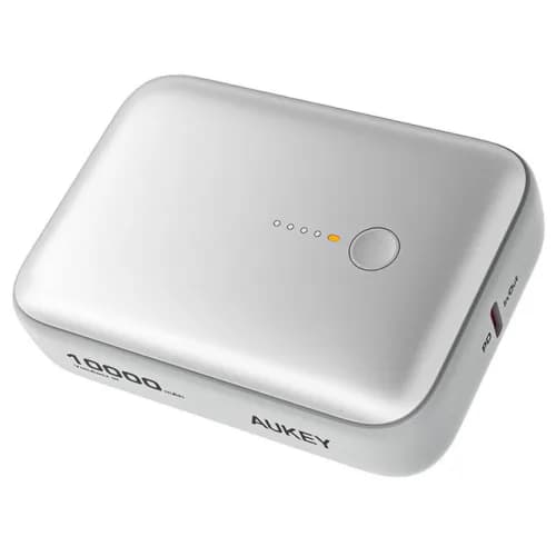 POWER BANK USB 10000MAH/PB-Y55 WHITE AUKEY "PB-Y55 WHITE" — miniatură