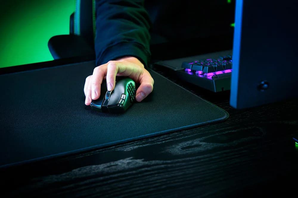 Mouse Gaming Wireless Razer Naga V2 HyperSpeed, 30000 dpi, Negru — miniatură
