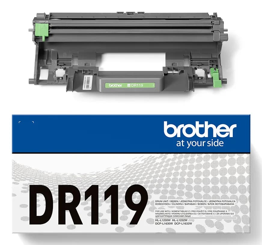 Drum Unit Original Brother Black, DR119, pentru HL-L1230|L1630W10K, incl.TV 0.8 RON, "DR119" — miniatură
