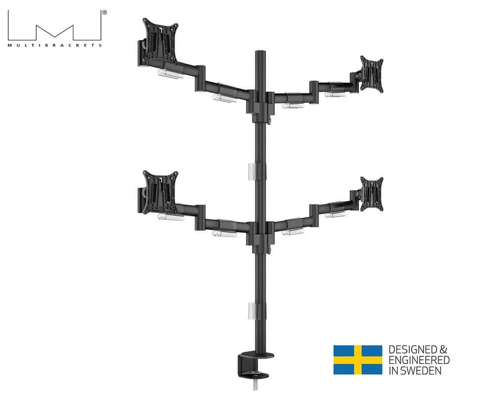 Suport 4 monitoare Multibrackets MB-5891, 15"-30", max.8kg/ecran, negru