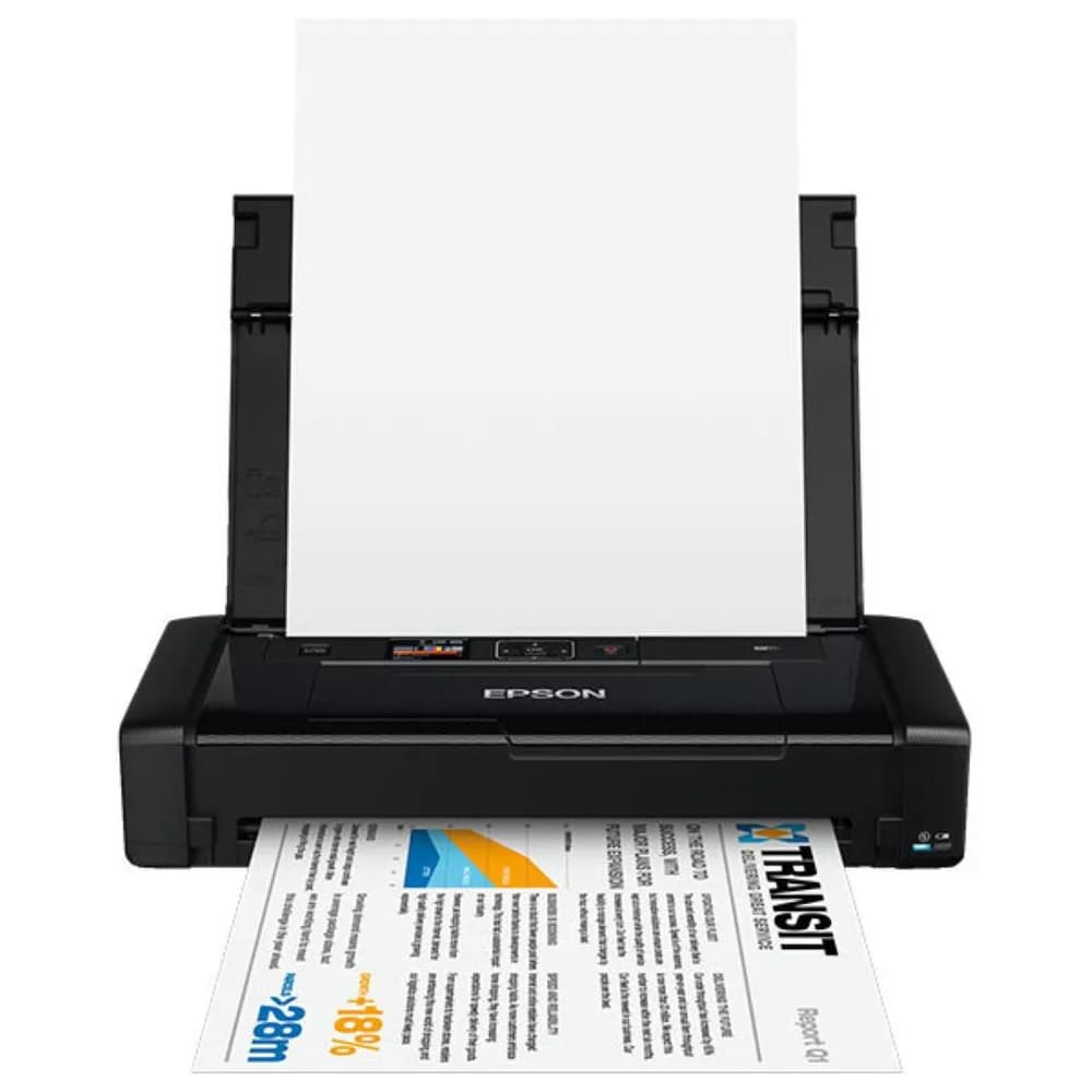 Imprimanta inkjet Epson WF-100W, Color, format A4, USB + Wi-Fi — miniatură