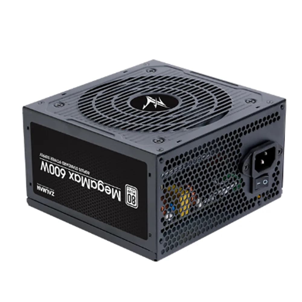 SURSA Zalman "TXII", 600W, certificare 80 Plus, non-modular, fan 120mm, negru, "ZM600-TXII"