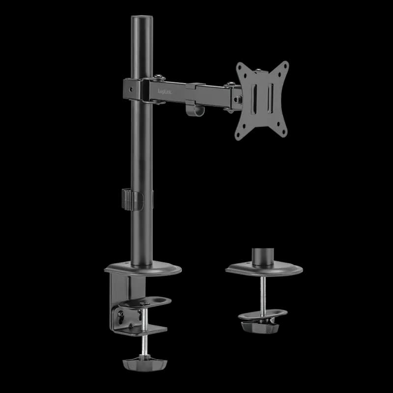 SUPORT de birou LOGILINK, pt 1 TV/monitor plat, diag. max 32 inch, rotatie, inclinare, orizontala, verticala, max 9 Kg, negru, "BP0171" — miniatură