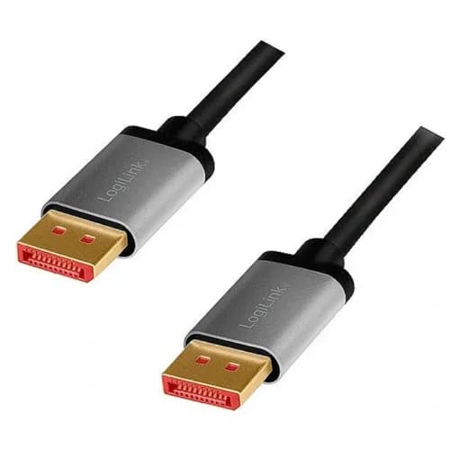 CABLU video LOGILINK, DisplayPort (T) la DisplayPort (T), 3m, conectori auriti, rezolutie maxima 8K (7680 x 4320) la 60 Hz, negru, "CDA0106"