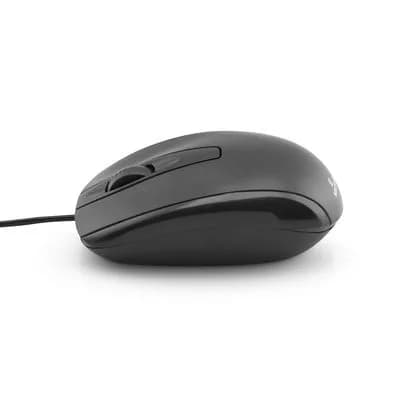 MediaRange Corded 3-button optical mouse, black "MROS211" — miniatură