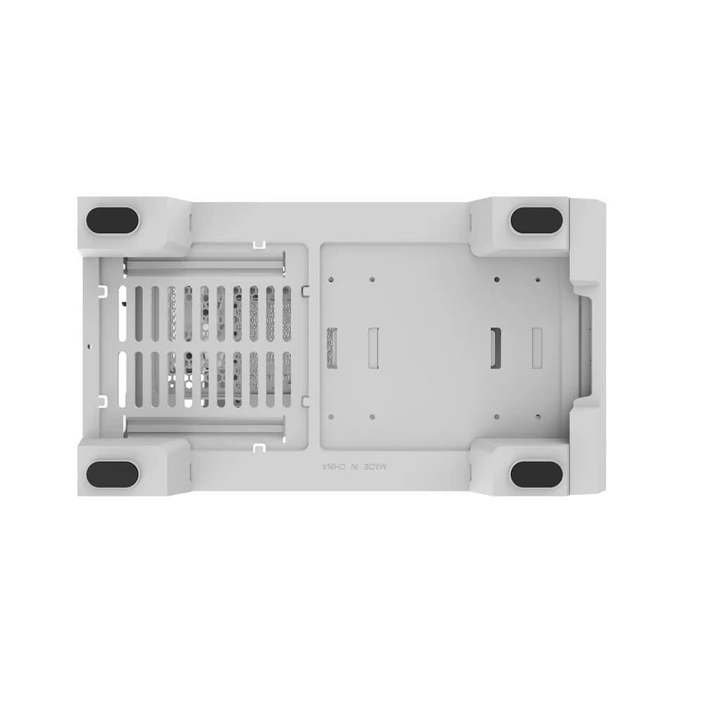 CARCASA Zalman "Z1 Iceberg", mini tower, fara sursa, suporta 5xfan, 3xfan inclus, USB 3.1 gen1 x 2, USB 2.0 x 1, audio+mic, 4 sloturi expansiune, alb, "Z1 Iceberg White" — miniatură