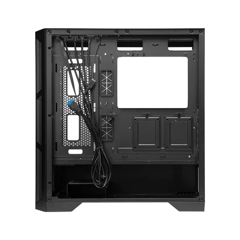 CARCASA Chieftec "APEX Q",middle tower,office,fara sursa, 11xfan, 3xfan incluse,PSU shroud,USB 3.1 gen 1x2,USB-C 3.2 gen 2x1,audio,mic,7 sloturi expansiune,negru, "GA-01B-Q-OP" — miniatură