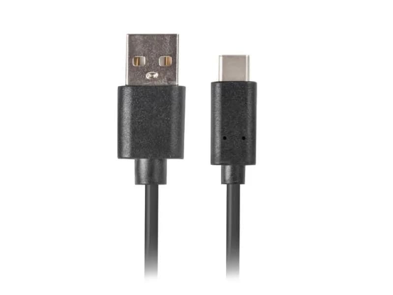 Cablu USB-C(M)  USB-A(M) 2.0 1,8 m negru QC 3.0
