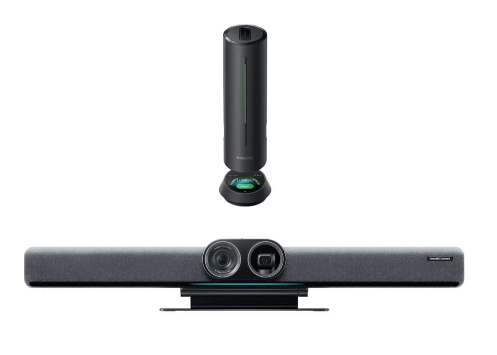 Pachet videoconferință Insta360 Connect + WavePro – extensie audio AI pentru săli mari de conferință