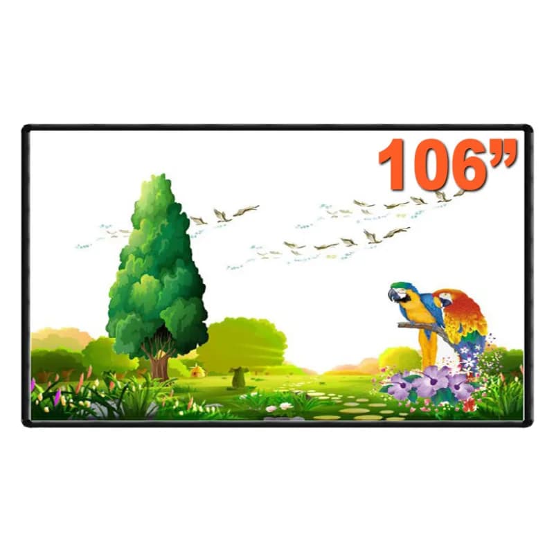 Tabla interactiva 106" EVOBOARD IB-106RS cu pentray inteligent, 16:9, tehnologie tactila IR, 10 puncte de atingere