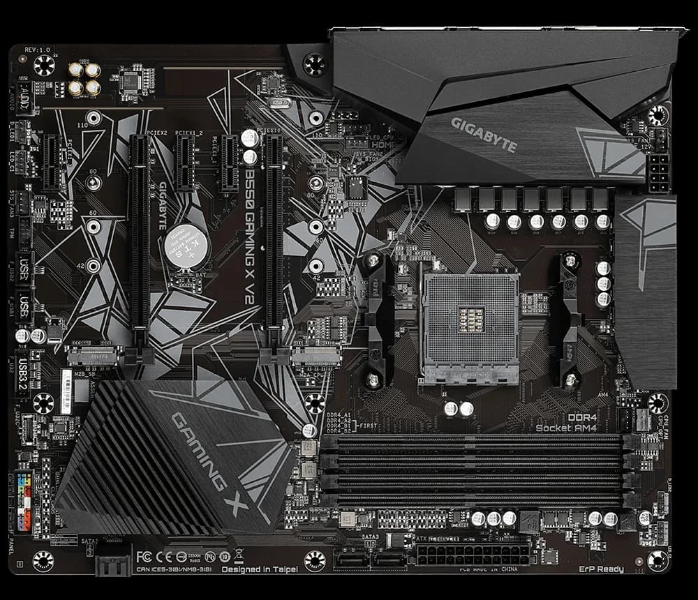 Placa de baza Gigabyte B550 Gaming X V2, Socket AM4, DDR4, ATX