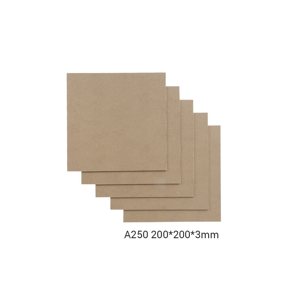 Material pentru gravare laser Snapmaker MDF Sheet-A250 / 200x200x3mm / 5-pack