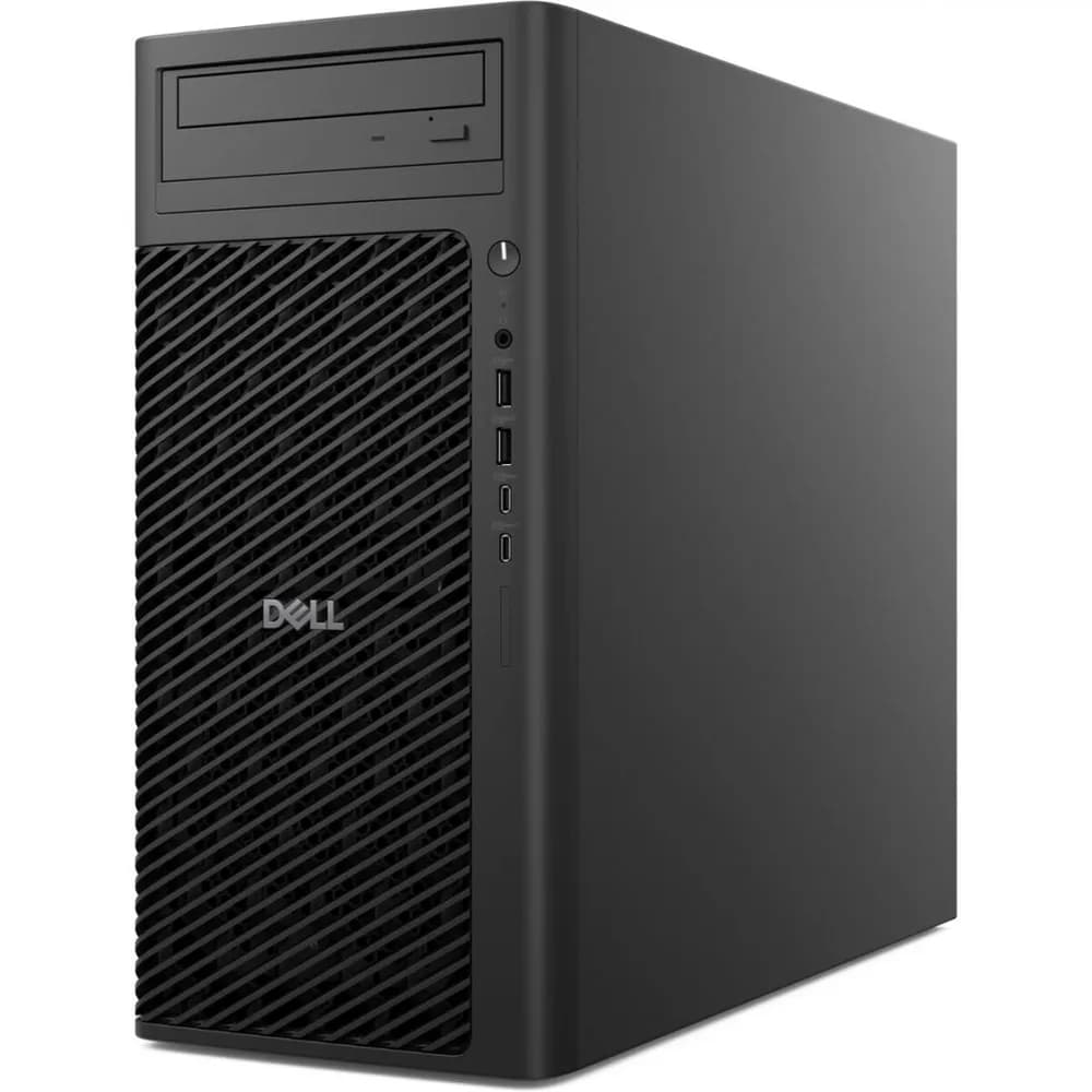 Desktop Workstation Dell Pro Max T2 cu procesor Intel Core Ultra 9 U9-285K pana la 5.7 GHz, 64 GB DDR5, 2TB SSD 4TB HDD, RTX 4000 Ada, Windows 11 Pro, Black — miniatură