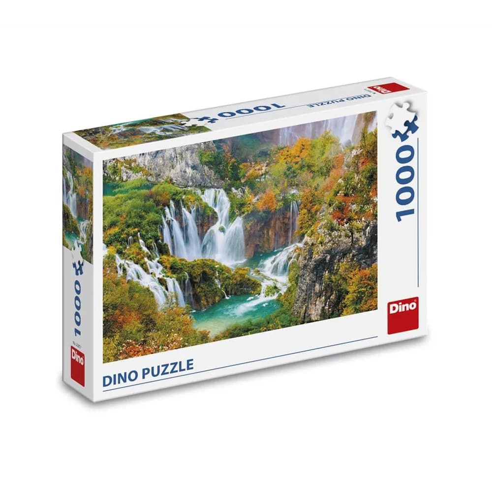 Puzzle 1000 piese, Lacurile Plitvice - DINO TOYS — miniatură