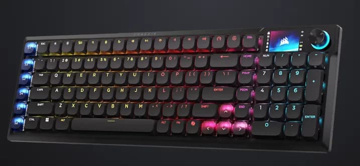 Tastatura Mecanica Gaming CORSAIR VANGUARD AIR 99, RGB, USB, Negru — miniatură