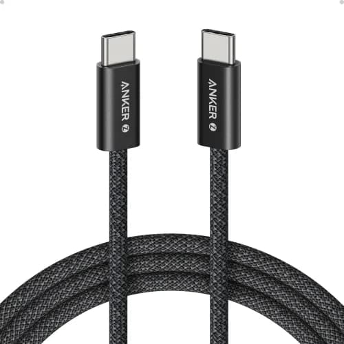 Cablu alimentare si date Anker, USB Type-C (T) la USB Type-C (T), 1.8m, 240W, braided, negru, "A8060H12" -194644056506