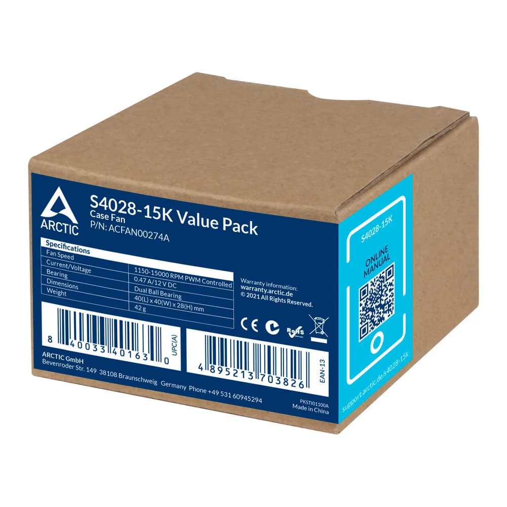 VENTILATOR ARCTIC PC, S4028-6K - 5 Pack,"ACFAN00273A" — miniatură