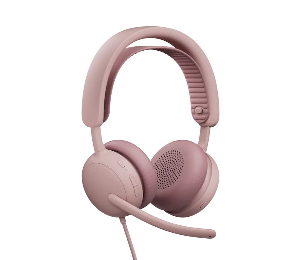 LOGITECH Zone Wired 2 Headset - Rose"981-001620"