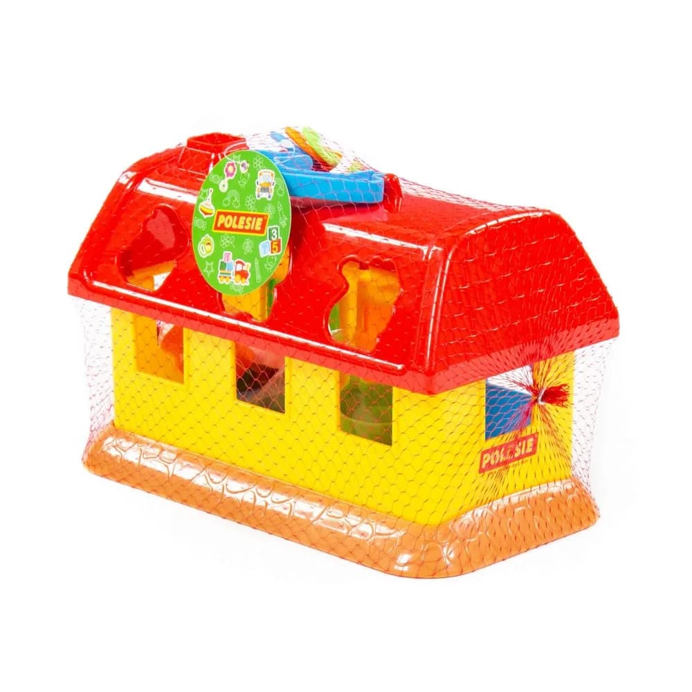 Casuta educativa + forme - My First Farm, 28x15x18cm, Polesie — miniatură