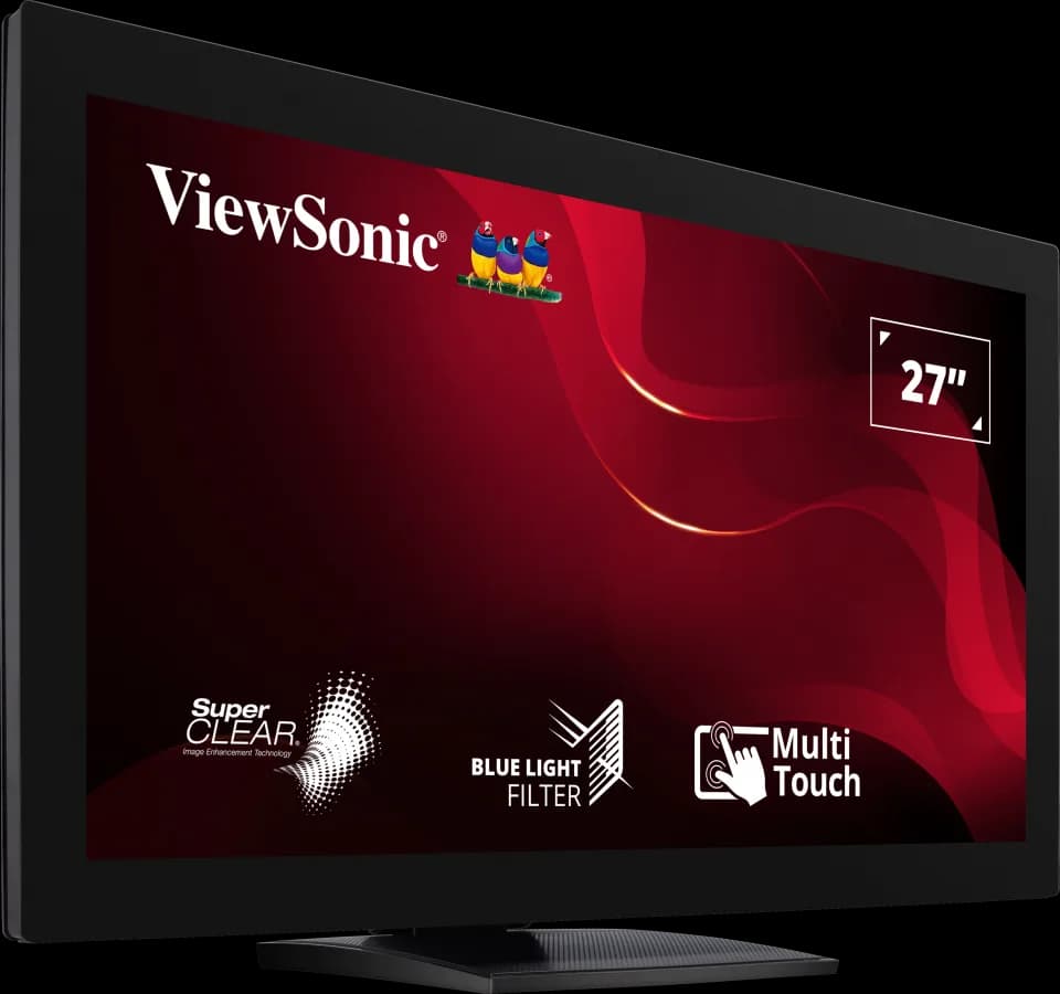 Monitor Consumer ViewSonic TD2760, 27", 1920 x 1080 pixeli, Touchscreen, Black — miniatură