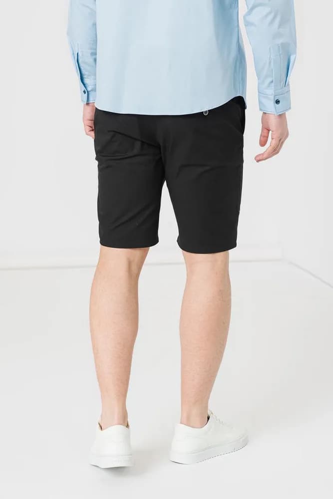 PANTALONI SCURT CASUAL BARBATI BLACK XL — miniatură