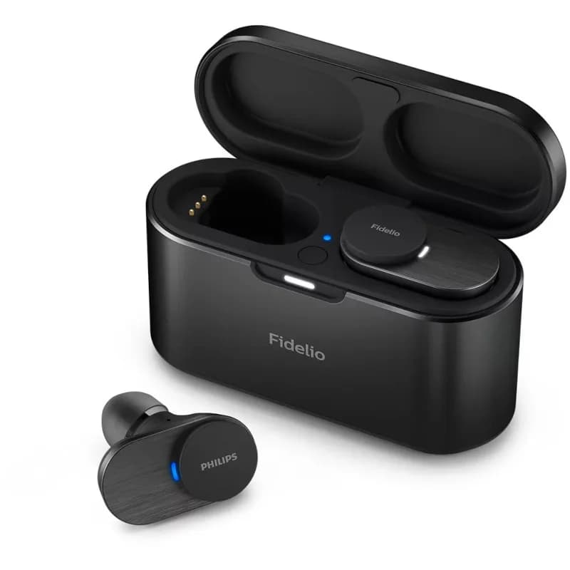 Casti audio true wireless Philips Fidelio T1BK/00, Negru, "T1BK/00" — miniatură