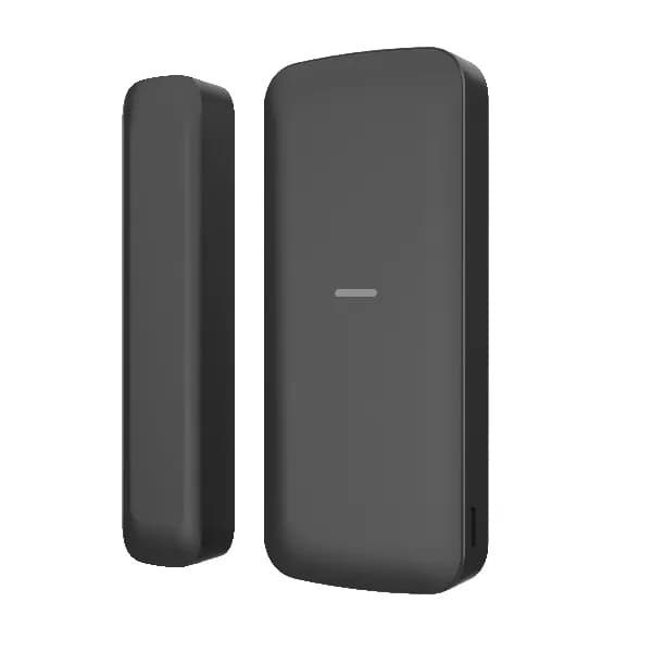 Contact magnetic wireless negru AXPRO Hikvision DS-PDMCS-EG2-WE(B)/BK , frecventa operare: 868 MHz, transmisie: Tri-X Wireless, criptare: AES-128, distanta comunicare: 1200 m in camp deschis, metoda de detectie: deschidere contact, SSI(Signal Strength Indicators), Environment Temperature