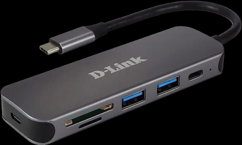 Docking station D-LINK DUB-2325, USB Type-C, Gri
