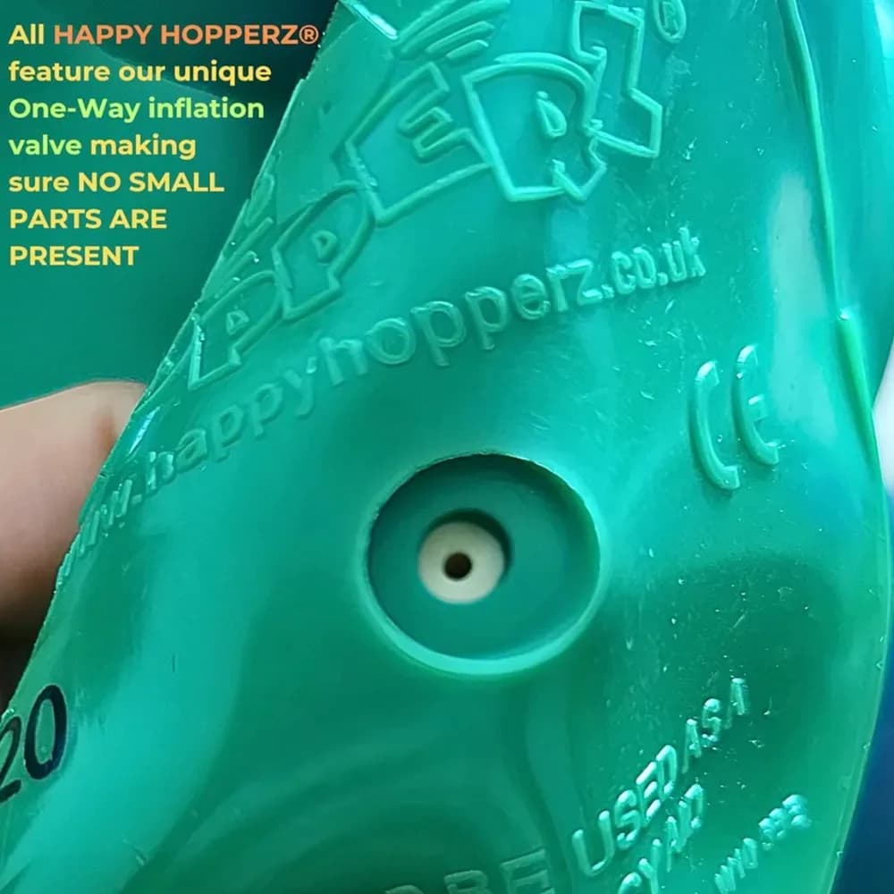 Jucărie gonflabilă săltăreață de călărit Dinozaurul Verde HappyHopperz — miniatură