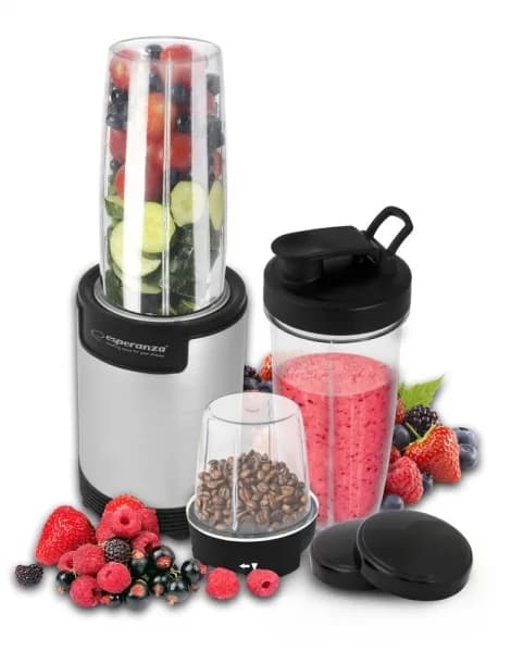 Blender Esperanza Nutri Bomb EKM030 9 in 1 900W Argintiu "EKM030" — miniatură