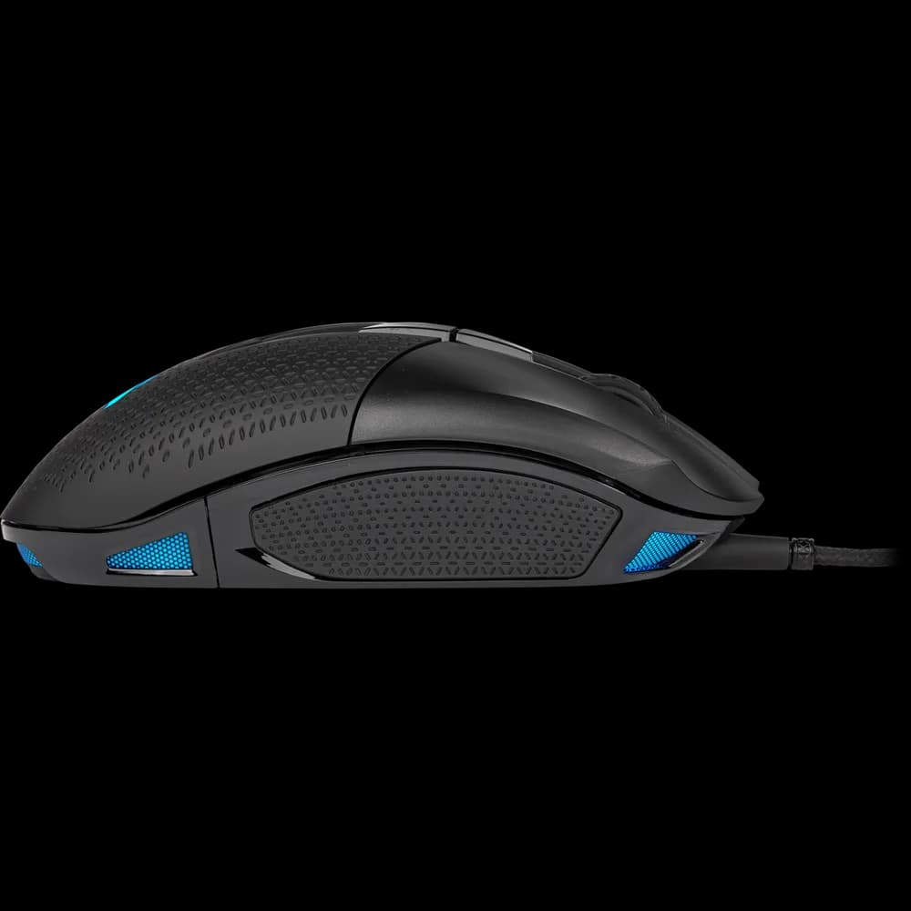 MOUSE CORSAIR, "NIGHTSWORD RGB", gaming, cu fir, USB, optic, 18000 dpi, butoane/scroll 8/1, iluminare, butoane programabile, negru, "CH-9306011-EU" — miniatură
