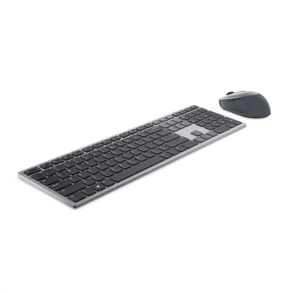 Kit Wireless tastatura si mouse Dell KM7321W, taste numerice, Gri — miniatură