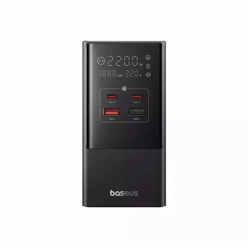 Incarcator Retea Baseus PowerCombo Tower, 35W, 4 porturi, Negru
