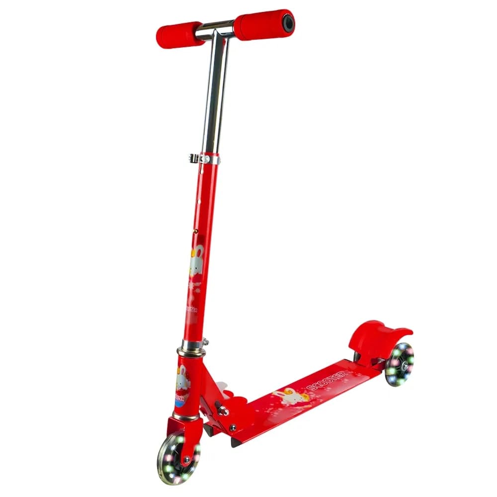Trotineta cadru metal, 3 roti, 72 cm — miniatură