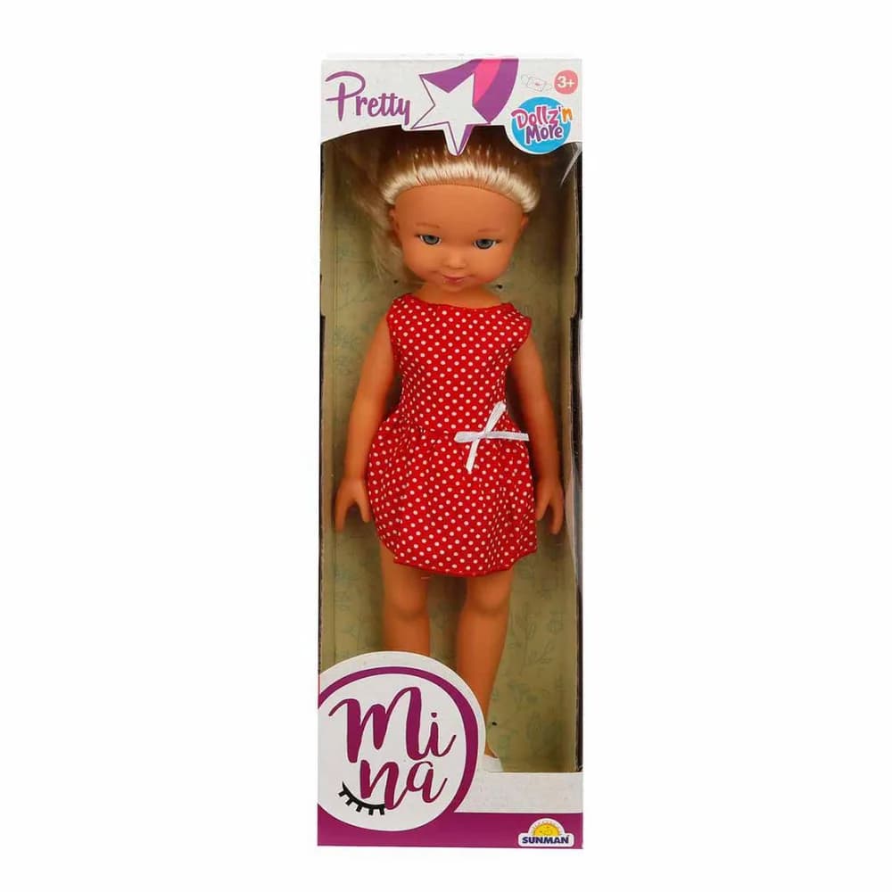 THE CUTE MINA DOLL, DIMENSIONS: 35 CM. HEIGHTS, VARIOUS MODELS — miniatură